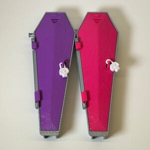 Monster High Deadluxe High School Replacement Coffin Lockers With Skull Locks (Z
